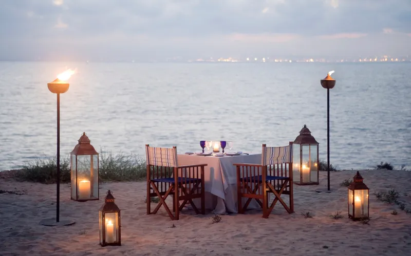 Dinner for Two - Private Beach